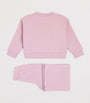 Floral-Detail Sweatshirt and Trousers Set (2-14 Years)
