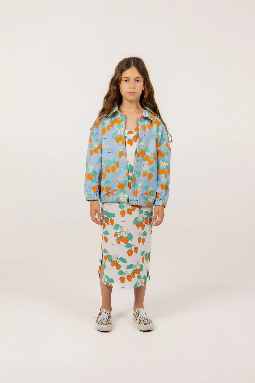 Tinycottons - Strawberries denim jacket