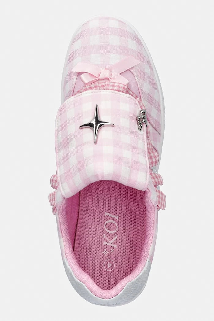 Koi Footwear Magic Rabbit Gingham Düz Ayakkabı маратонки дамски