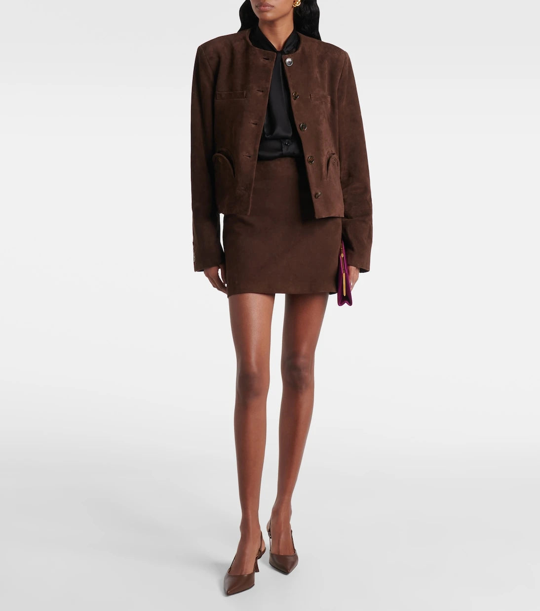 Blazé Milano - Coci suede miniskirt