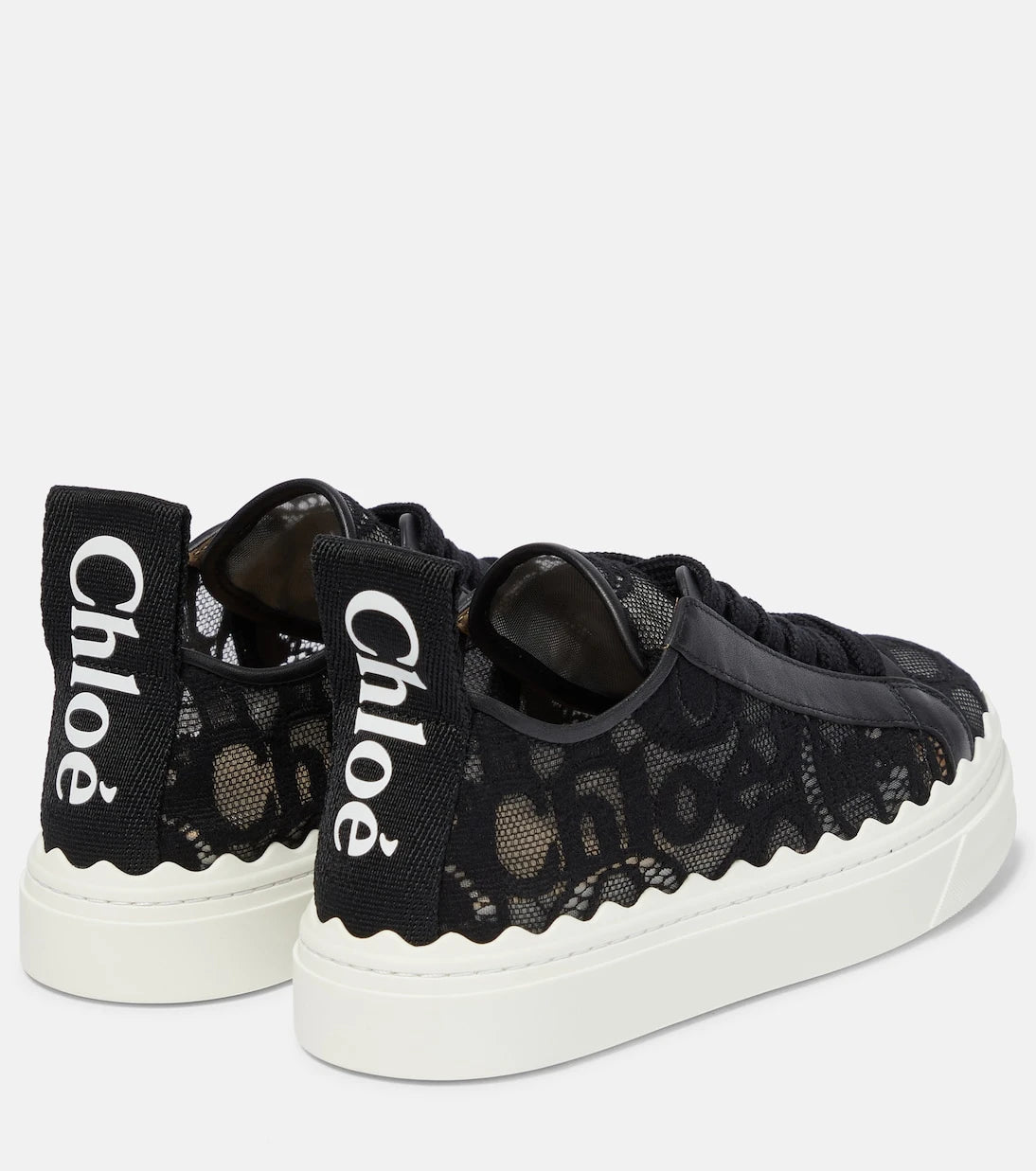 Chloé - Lauren lace sneakers