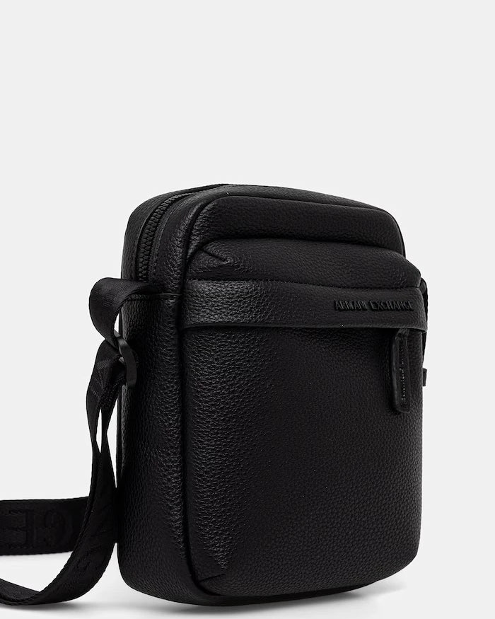 Armani Exchange Erkek Suni Deri Omuz Çantası