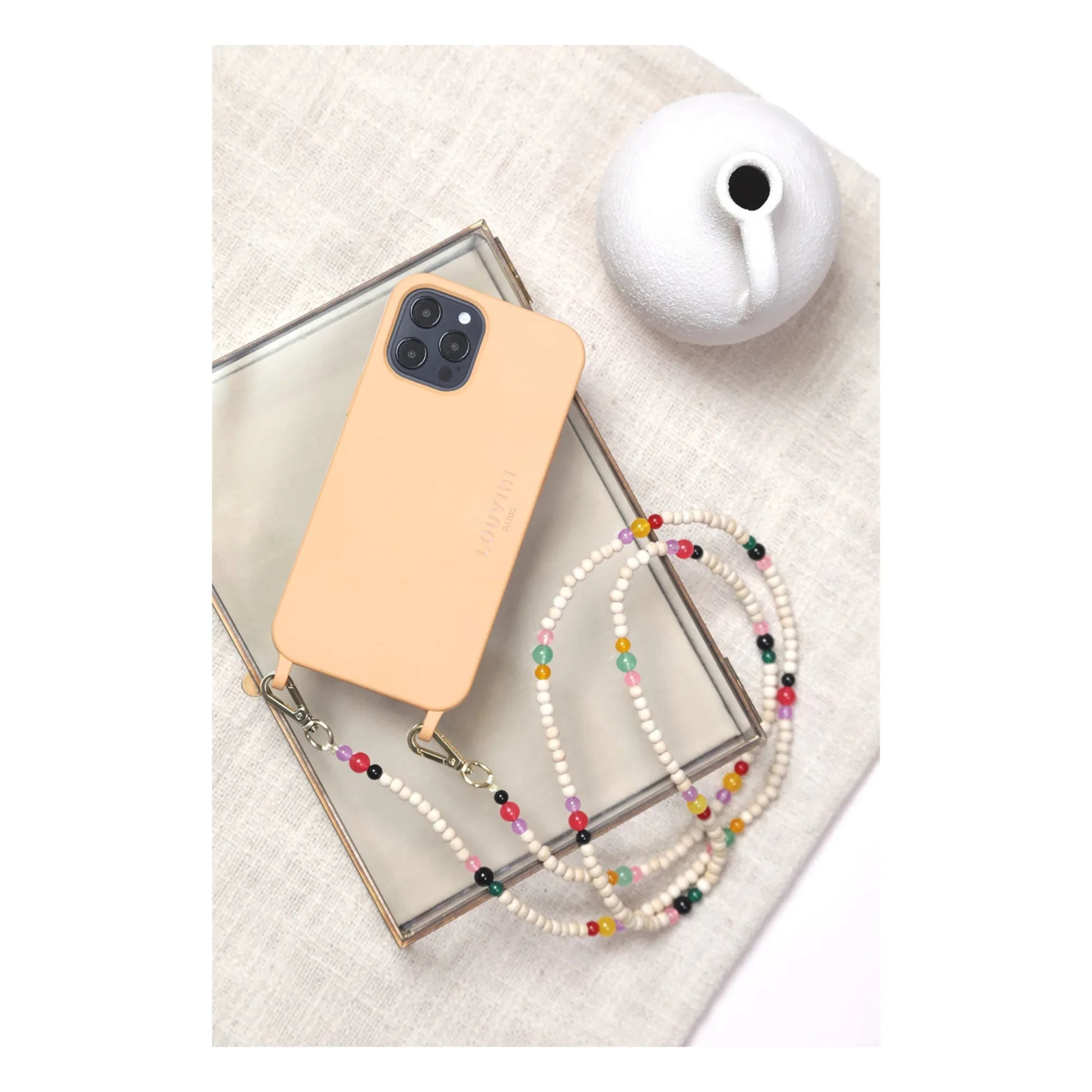Louvini - Milo Recyclable Plastic MagSafe Phone Case | Peach