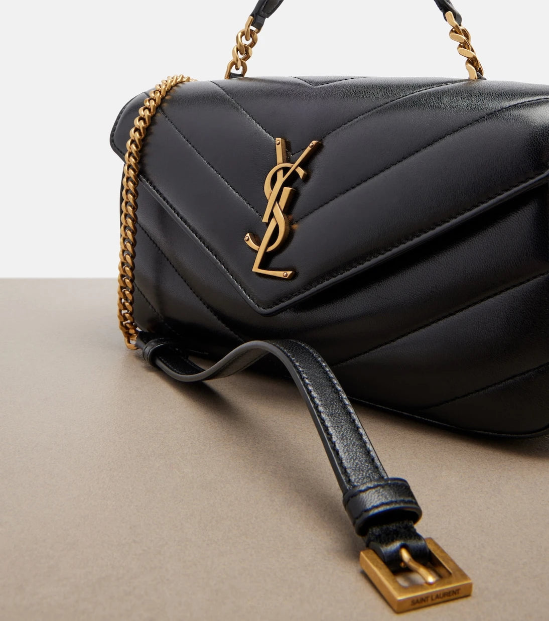 Saint Laurent - Loulou matelassé leather top-handle bag