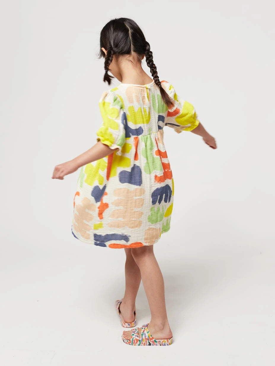Bobo Choses - Carnival puff-sleeve cotton dress