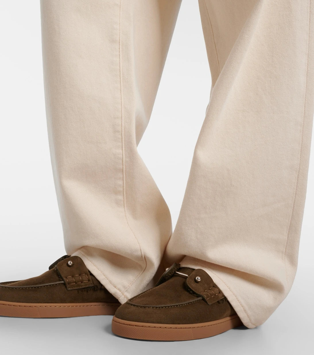 Christian Louboutin - Chambeliboat suede loafers
