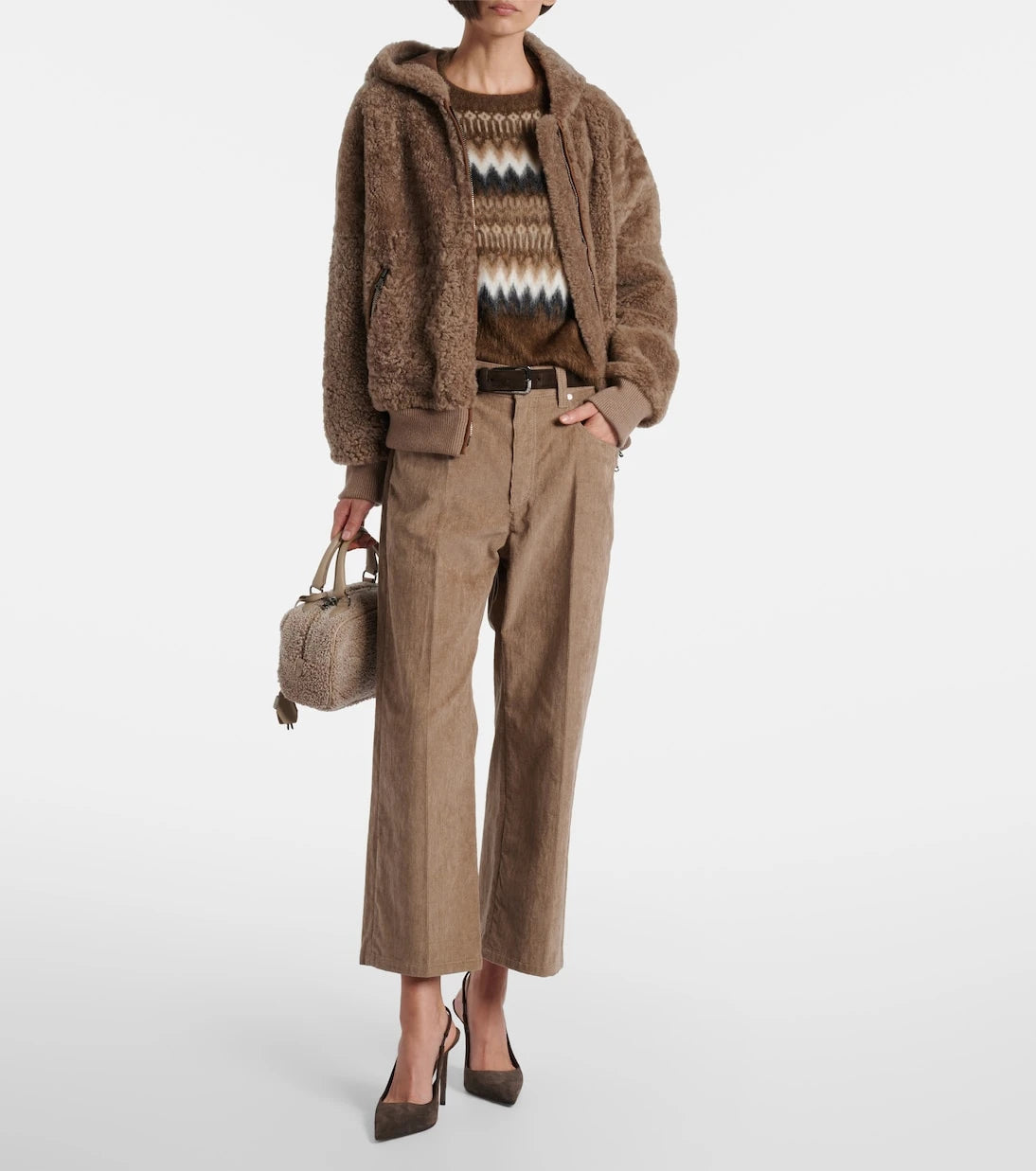 Brunello Cucinelli - Monili cotton corduroy straight pants