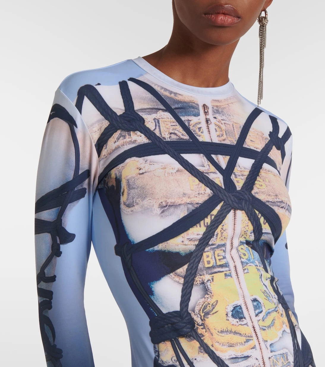 Y/Project - Printed maxi dress