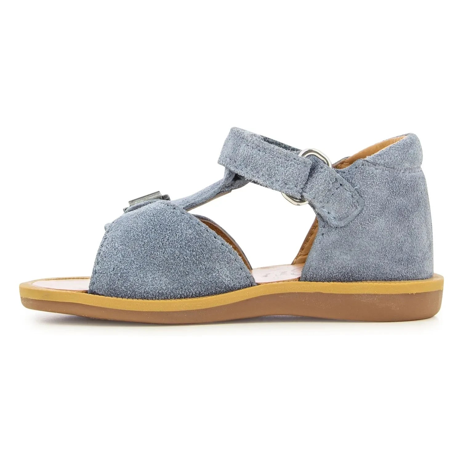 Pom d'Api - Poppy Easy sandals | Grey blue