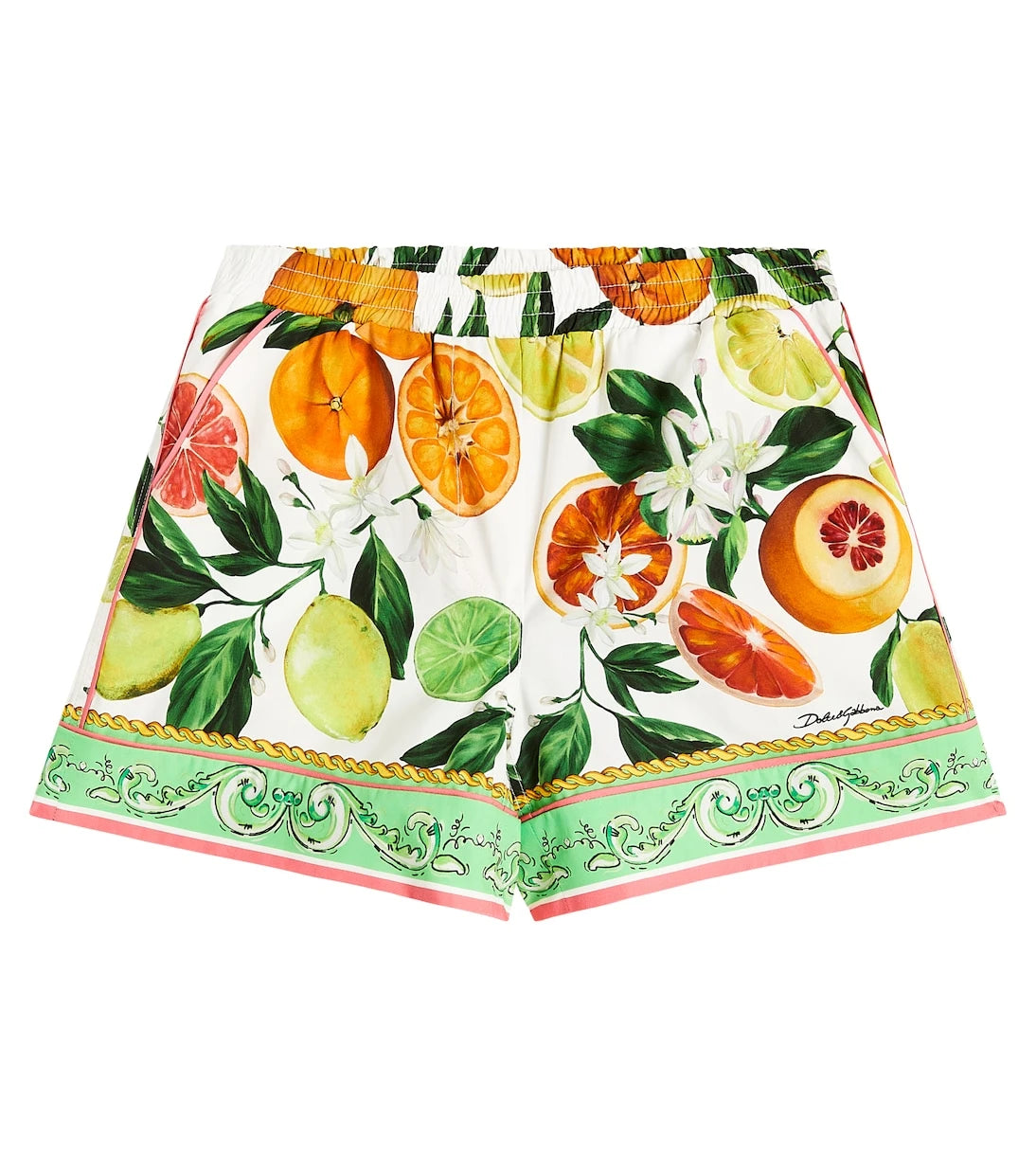 Dolce&Gabbana Kids - شورت قطني مطبوع