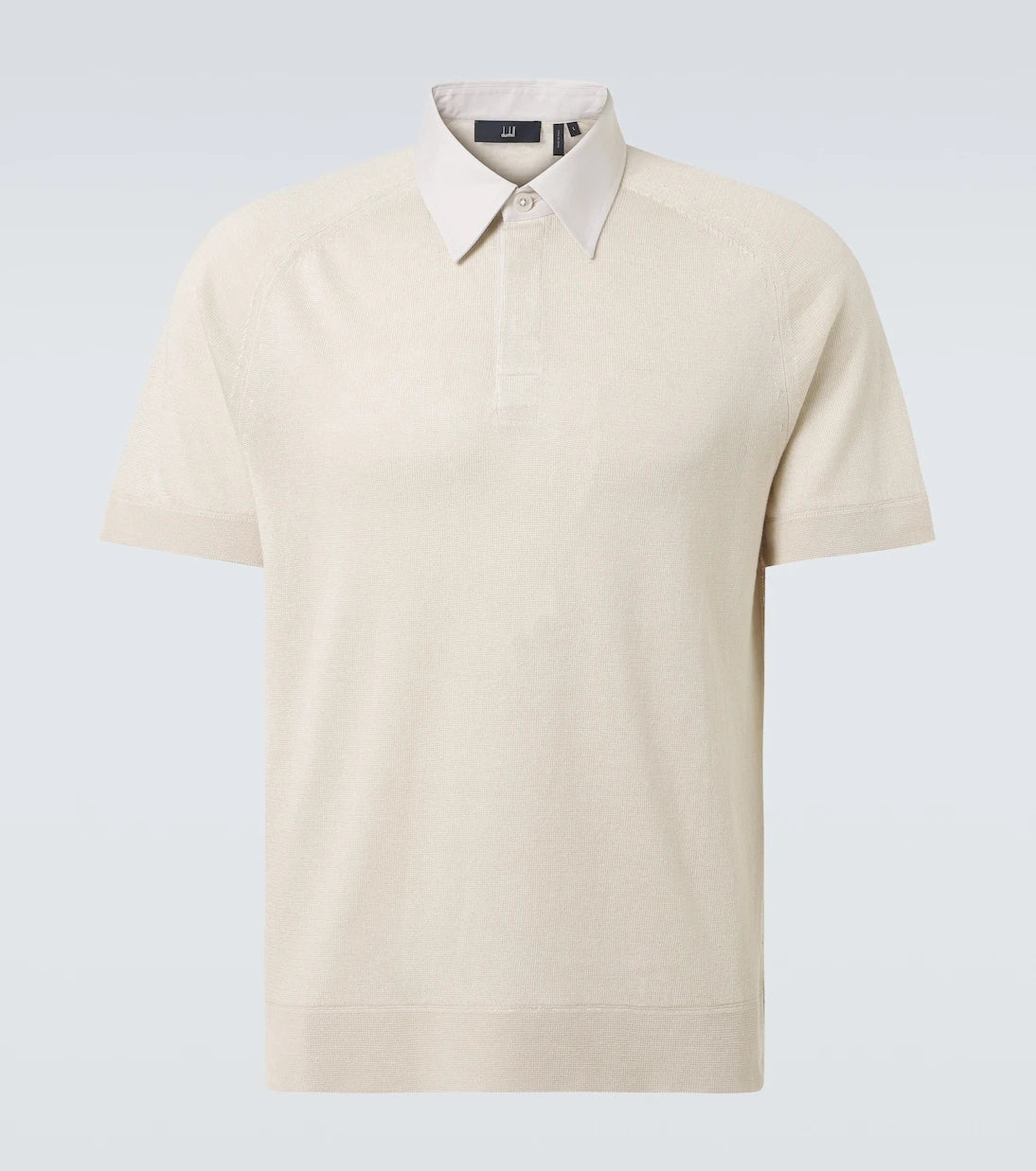 Dunhill - Linen and silk polo shirt