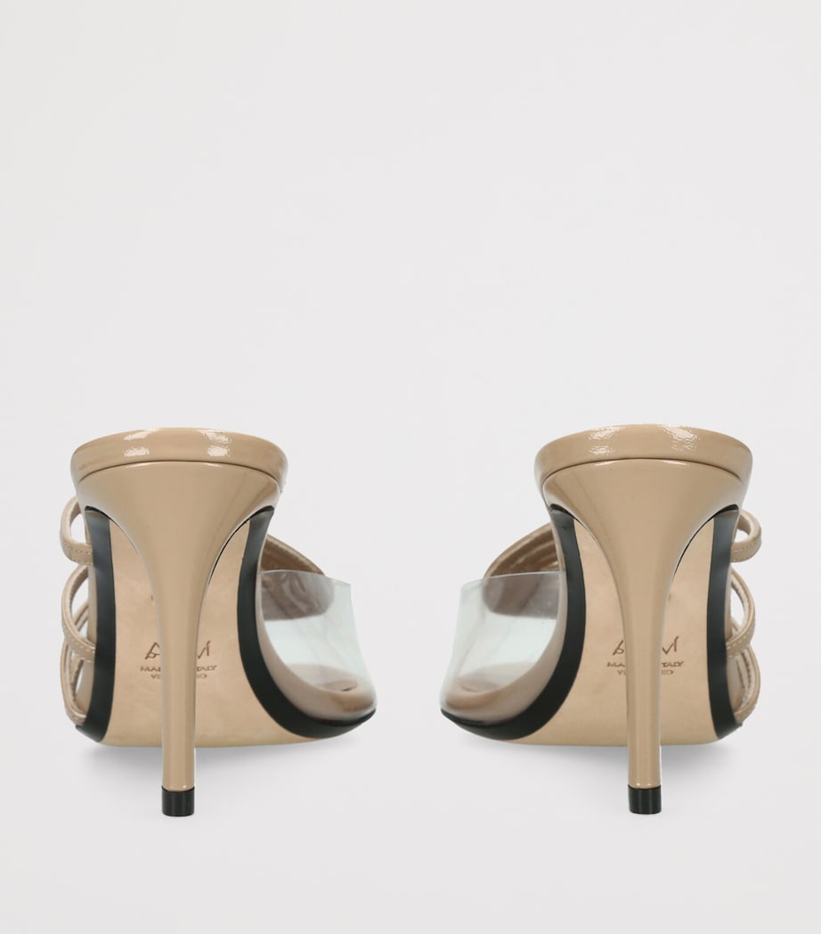 Patent Leather Miriam Heeled Mules 80