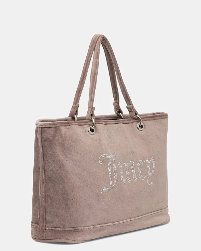 Juicy Couture чанта tote дамска от кадифе Kimberly