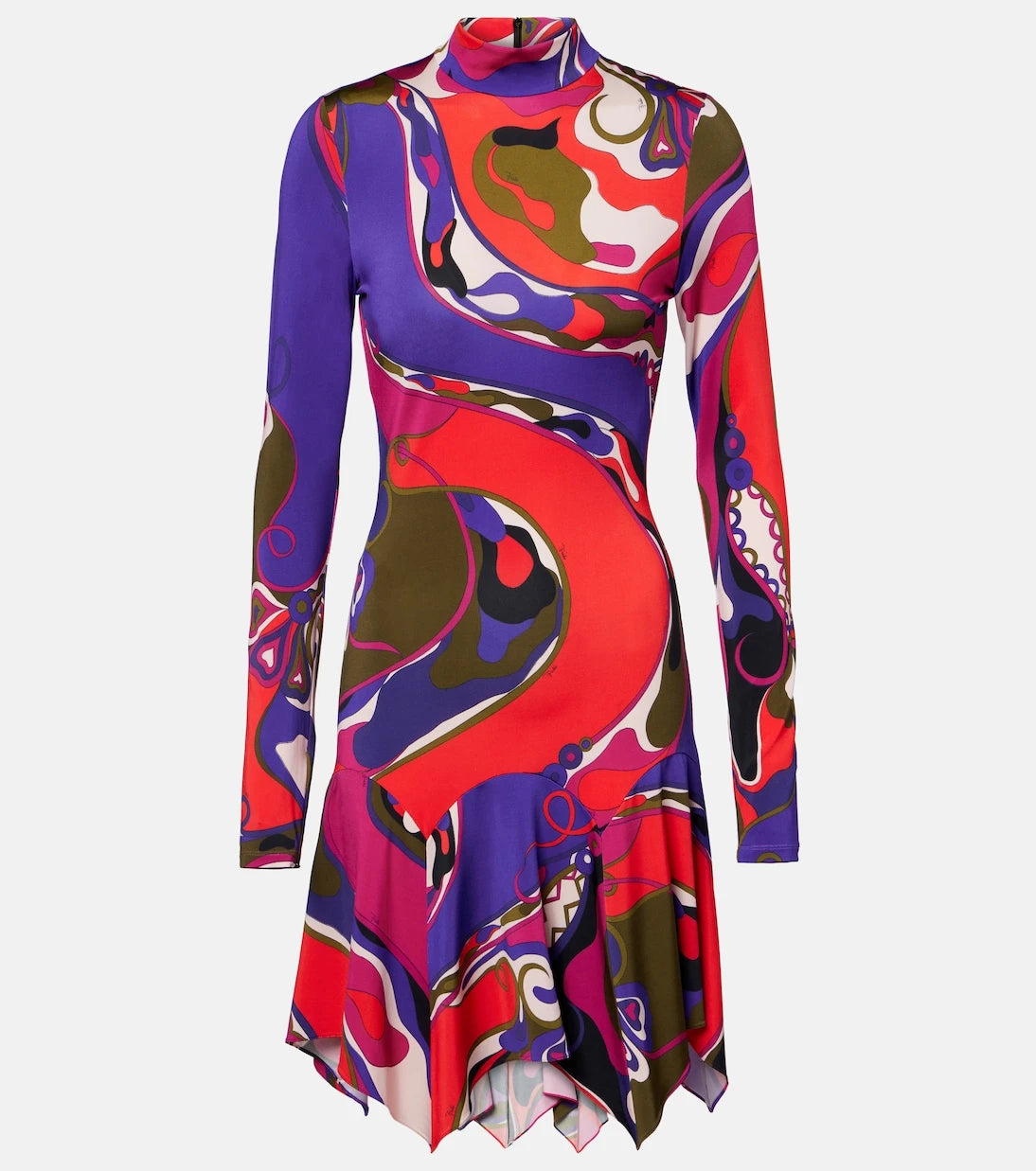 Pucci - Orchidee jersey minidress