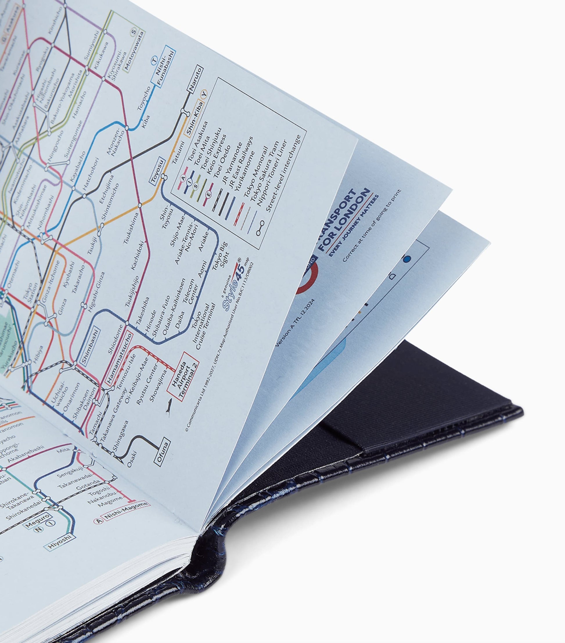 Mara Leather Croc-Embossed Panama 2026 Pocket Diary