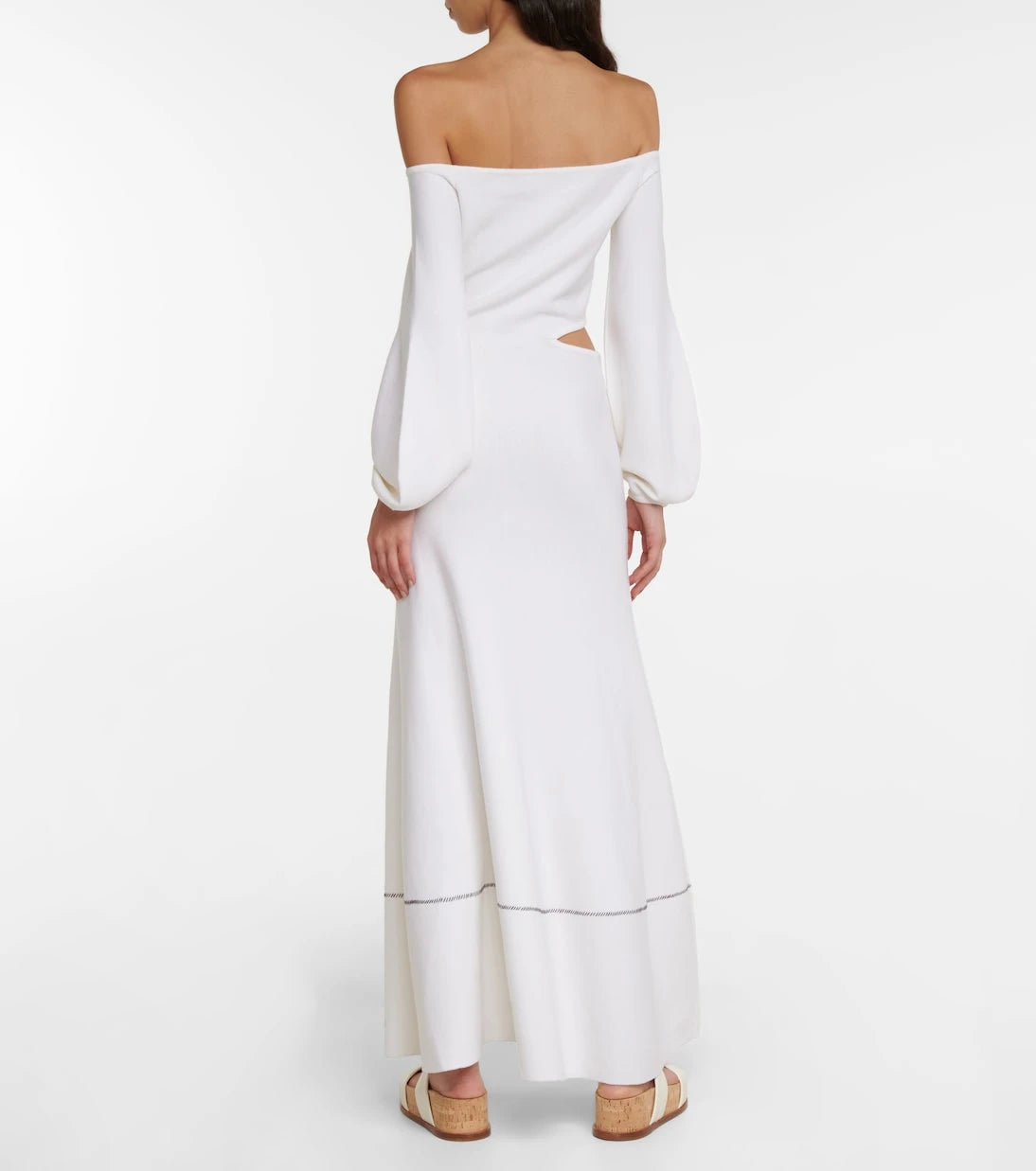 Gabriela Hearst - Oskar off-shoulder midi dress