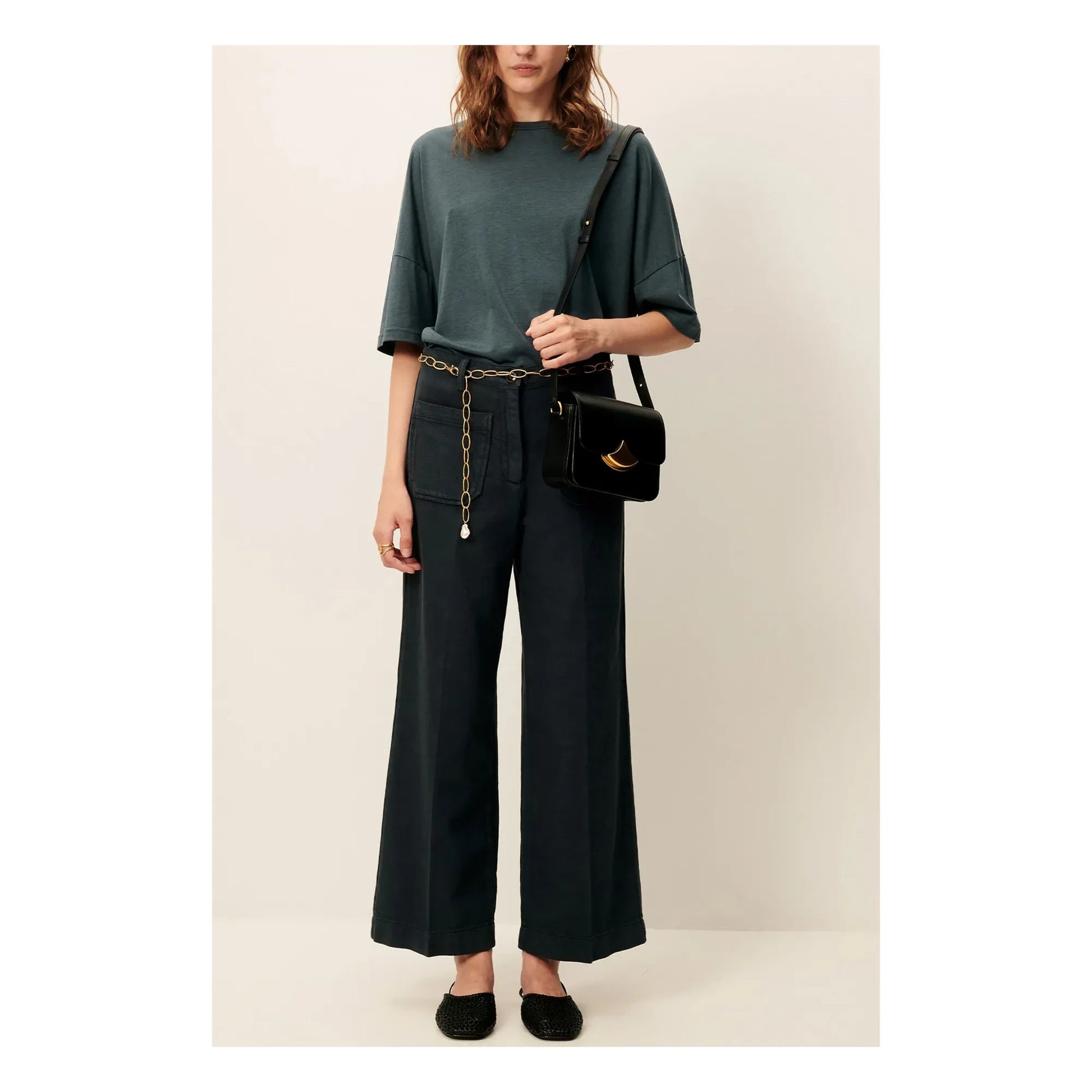 Sessùn - Dorel T-shirt | Grey blue