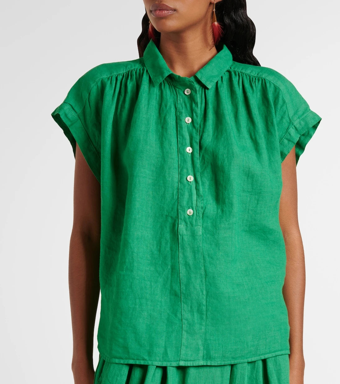 Velvet - Elowen linen top
