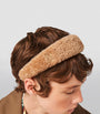 Shearling Logo Headband F098L