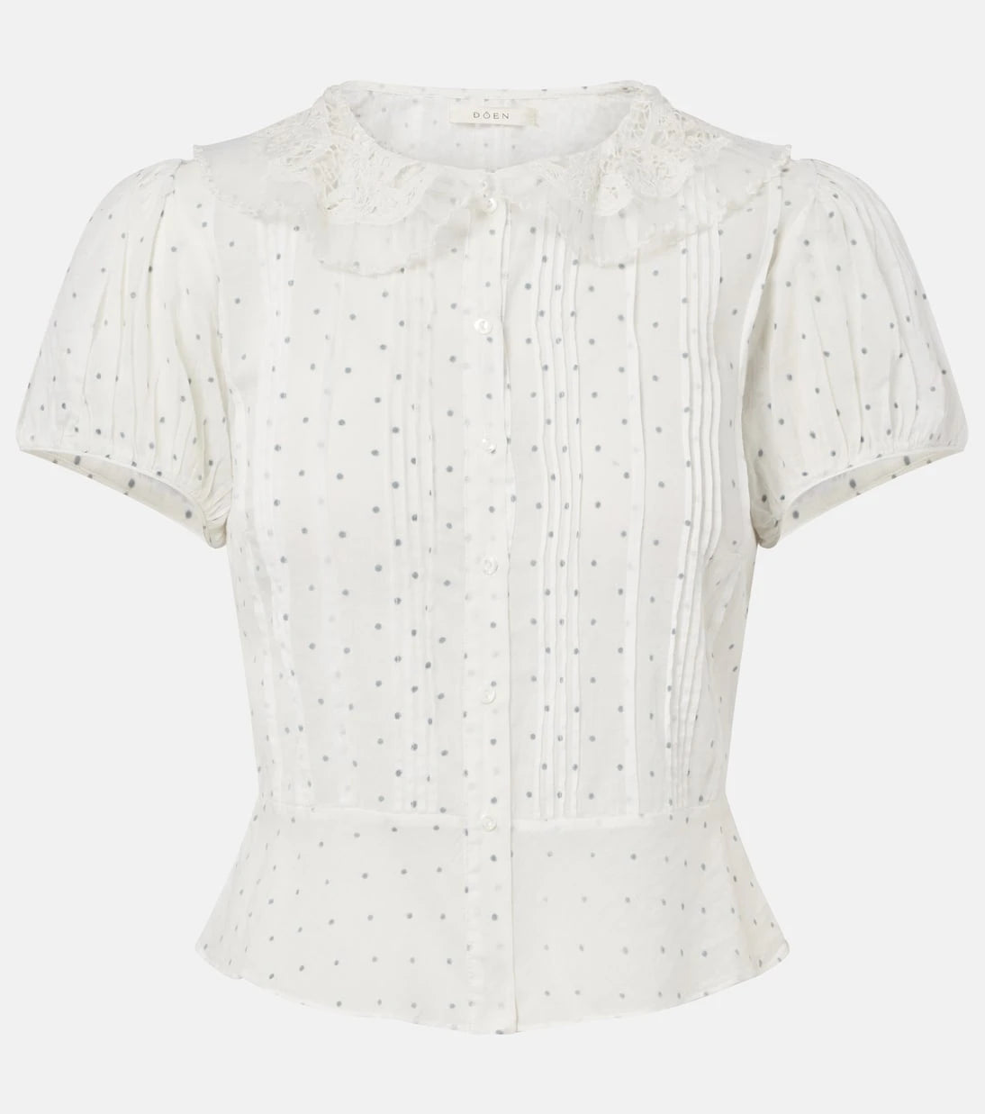 Dôen - Oleta polka-dot cotton top