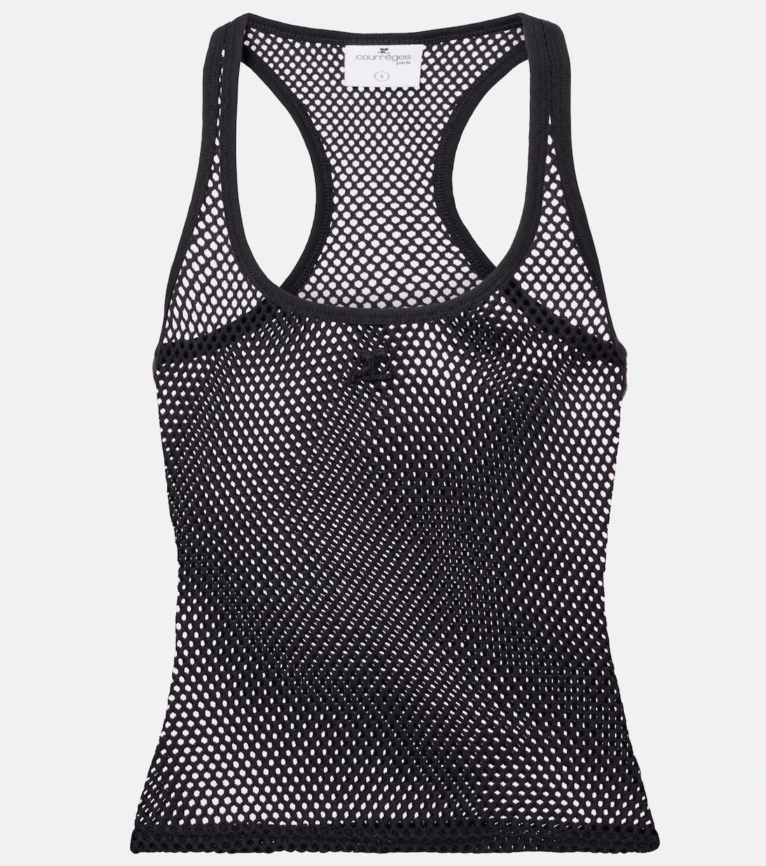 Courrèges - Scuba cotton mesh tank top
