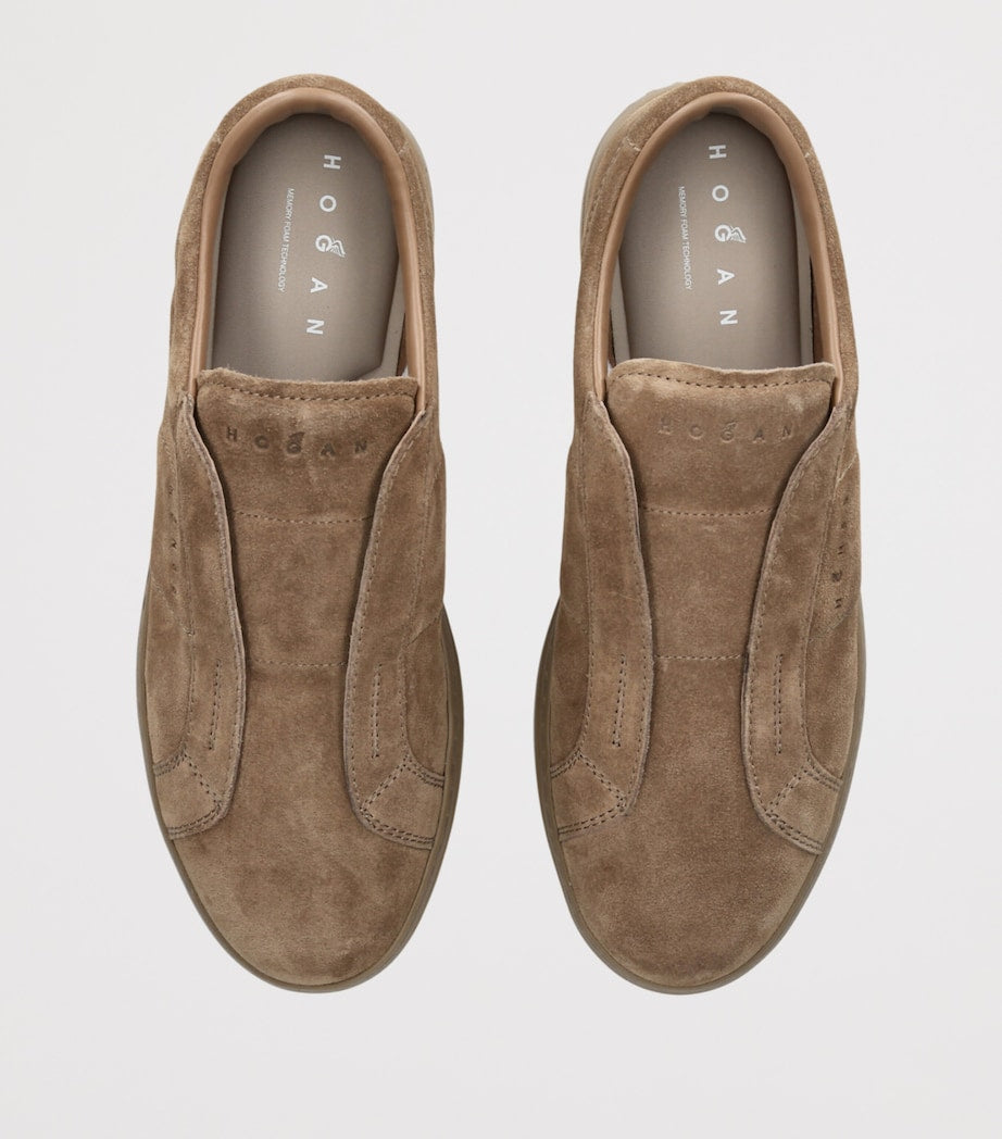 Leather H668 Slip-On Sneakers