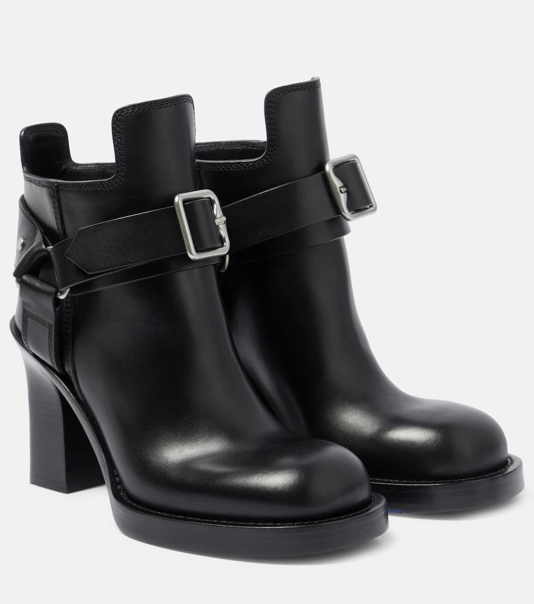 Burberry - Stirrup leather ankle boots