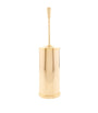 Cylinder Gold-Plated Toilet Brush Holder