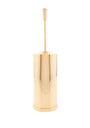 Cylinder Gold-Plated Toilet Brush Holder