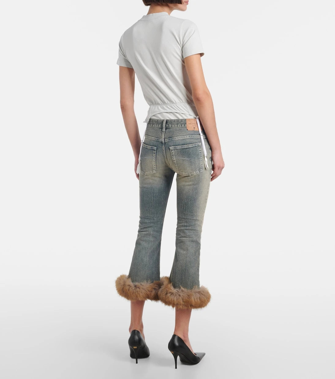 Balenciaga - Low-rise capri jeans