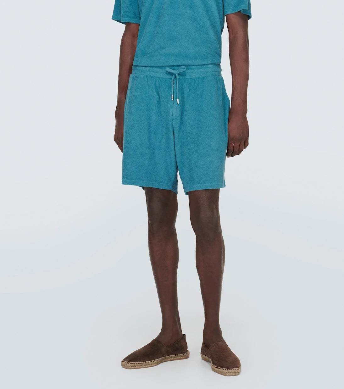 Frescobol Carioca - Augusto cotton-blend terry shorts