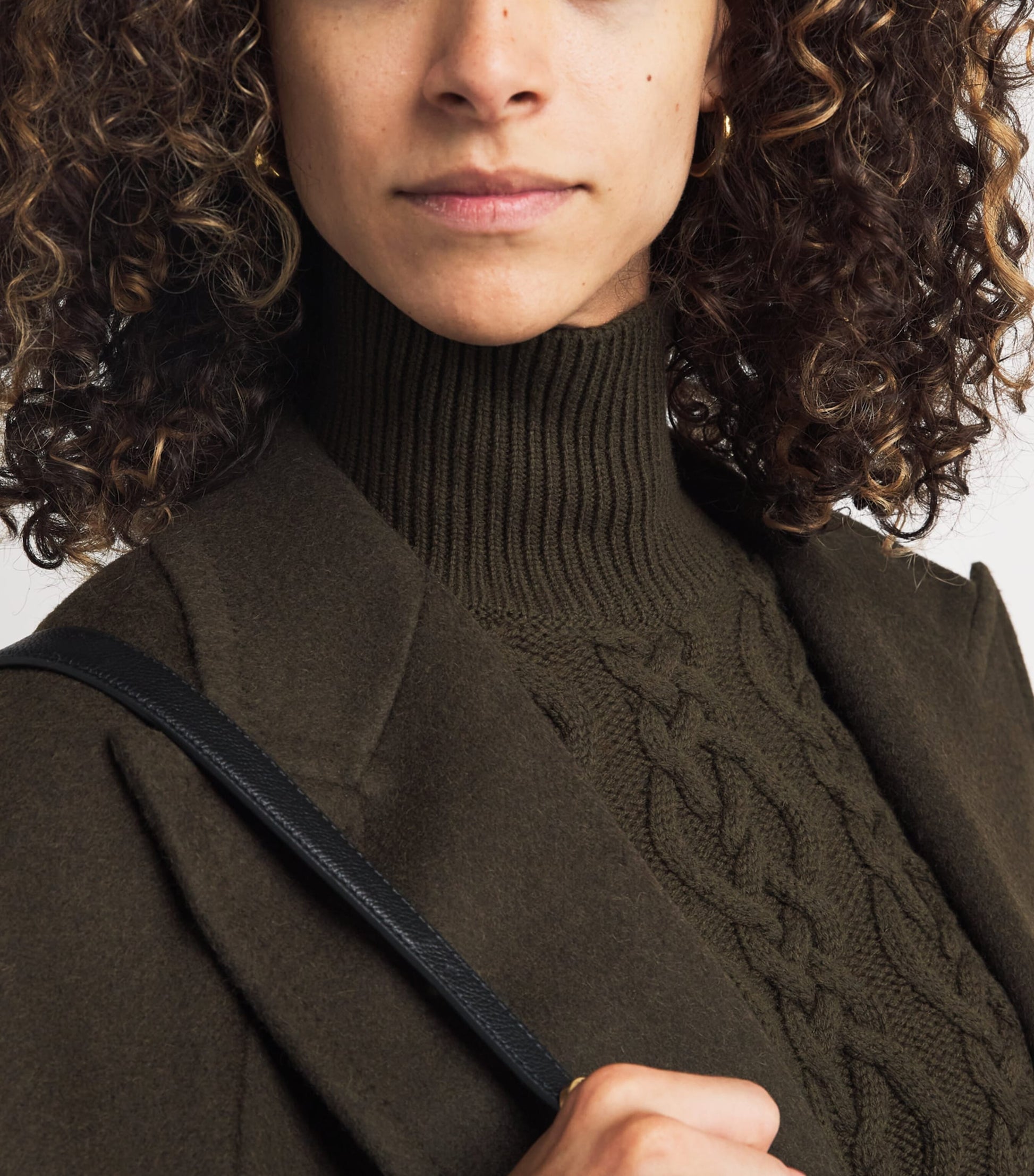 Max Mara Wool-Cashmere Cable-Knit Mini Dress