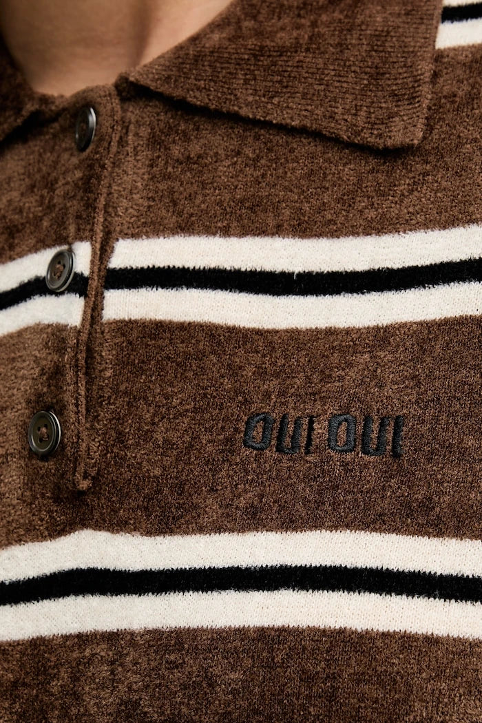 OUI тениска с яка дамска