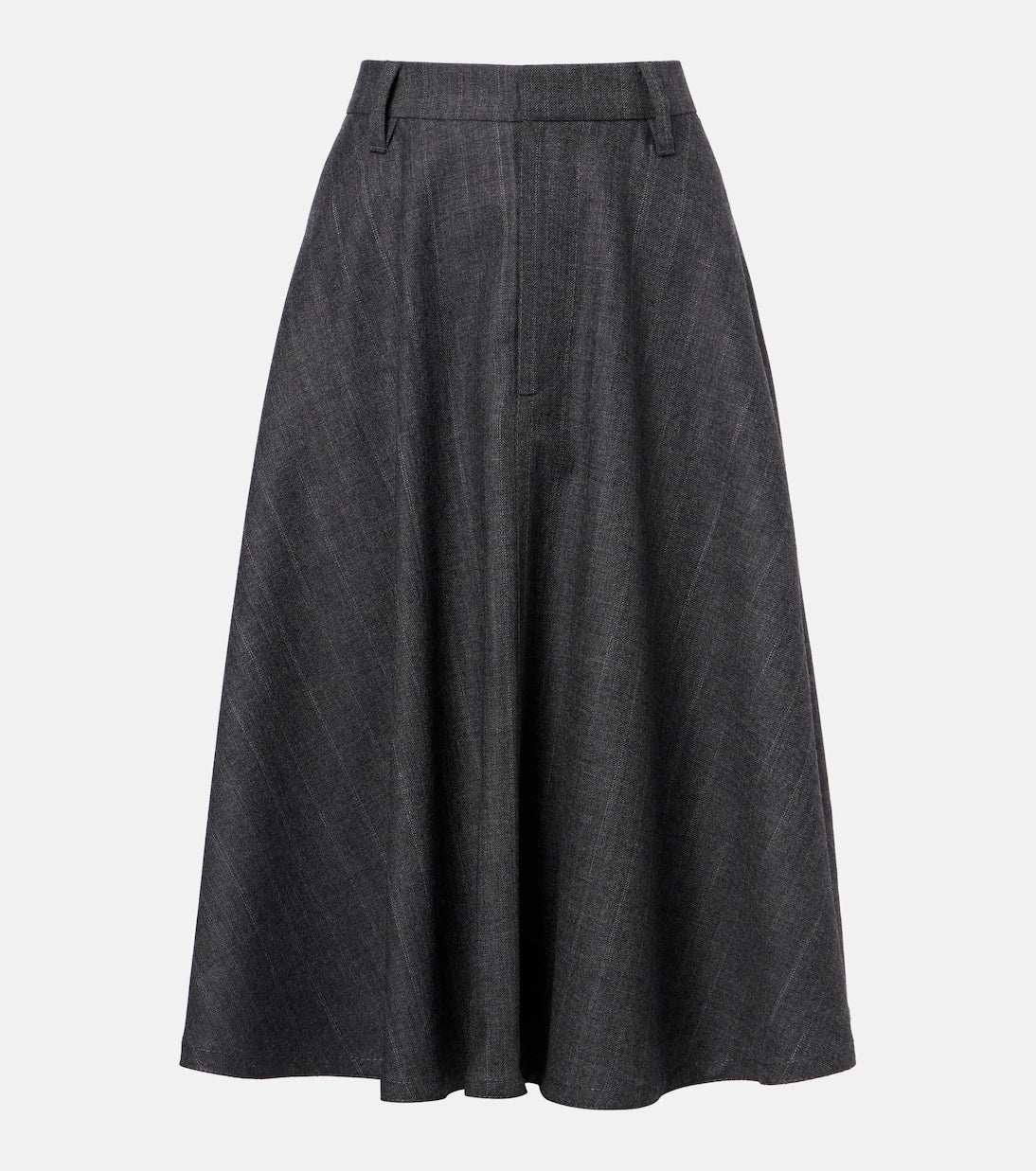 Brunello Cucinelli - Virgin wool midi skirt