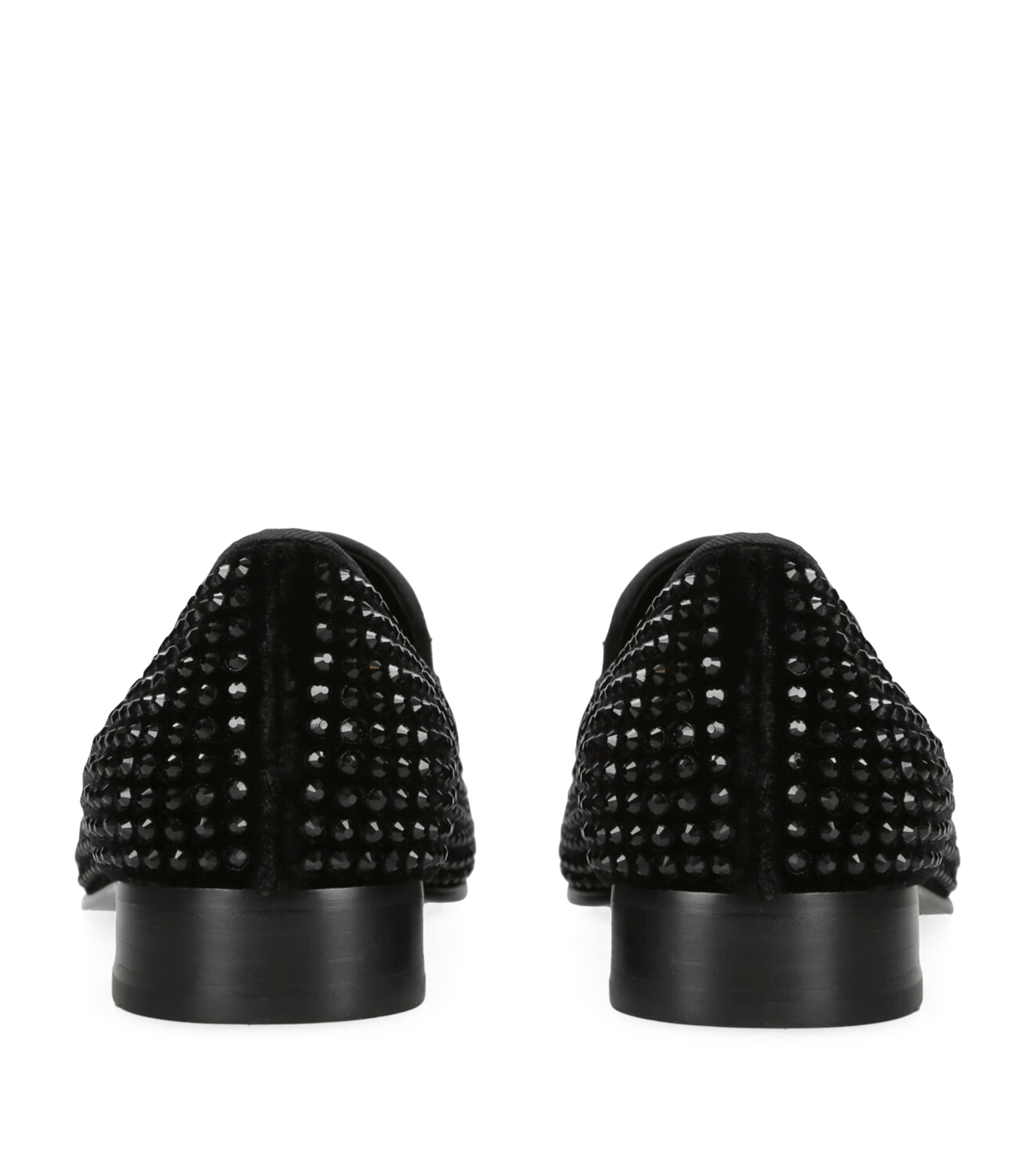 Embellished Ace Stud Loafers