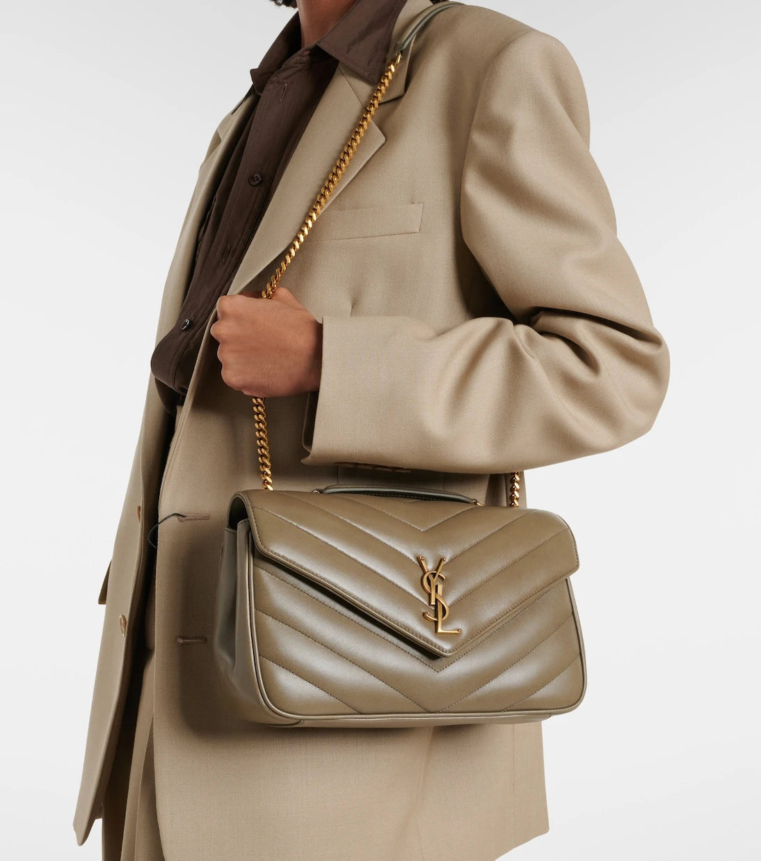 Saint Laurent - Loulou Medium leather shoulder bag