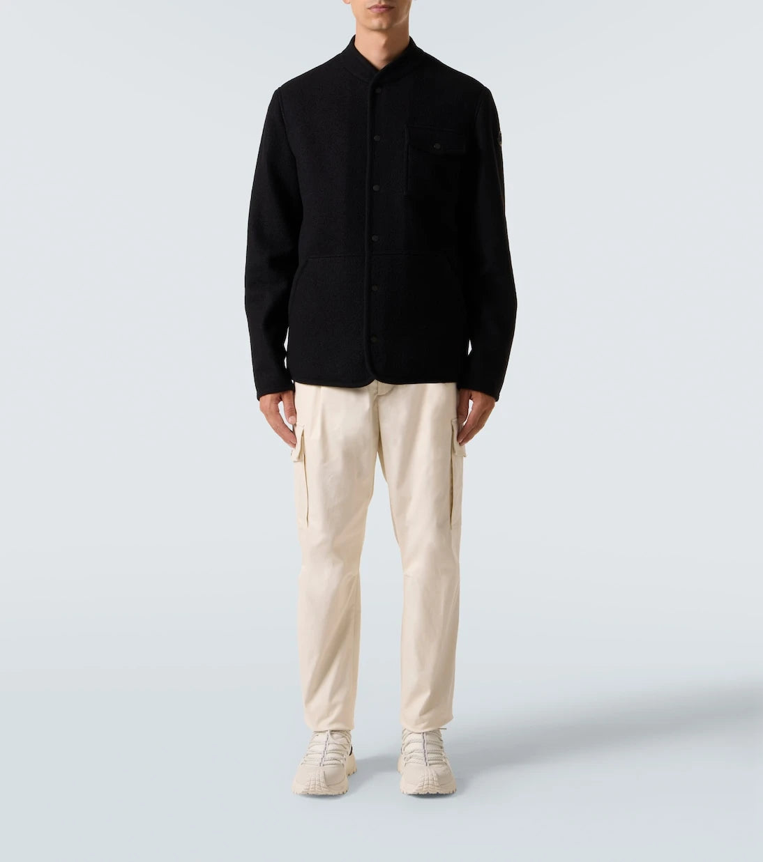 Moncler - Virgin wool bouclé overshirt