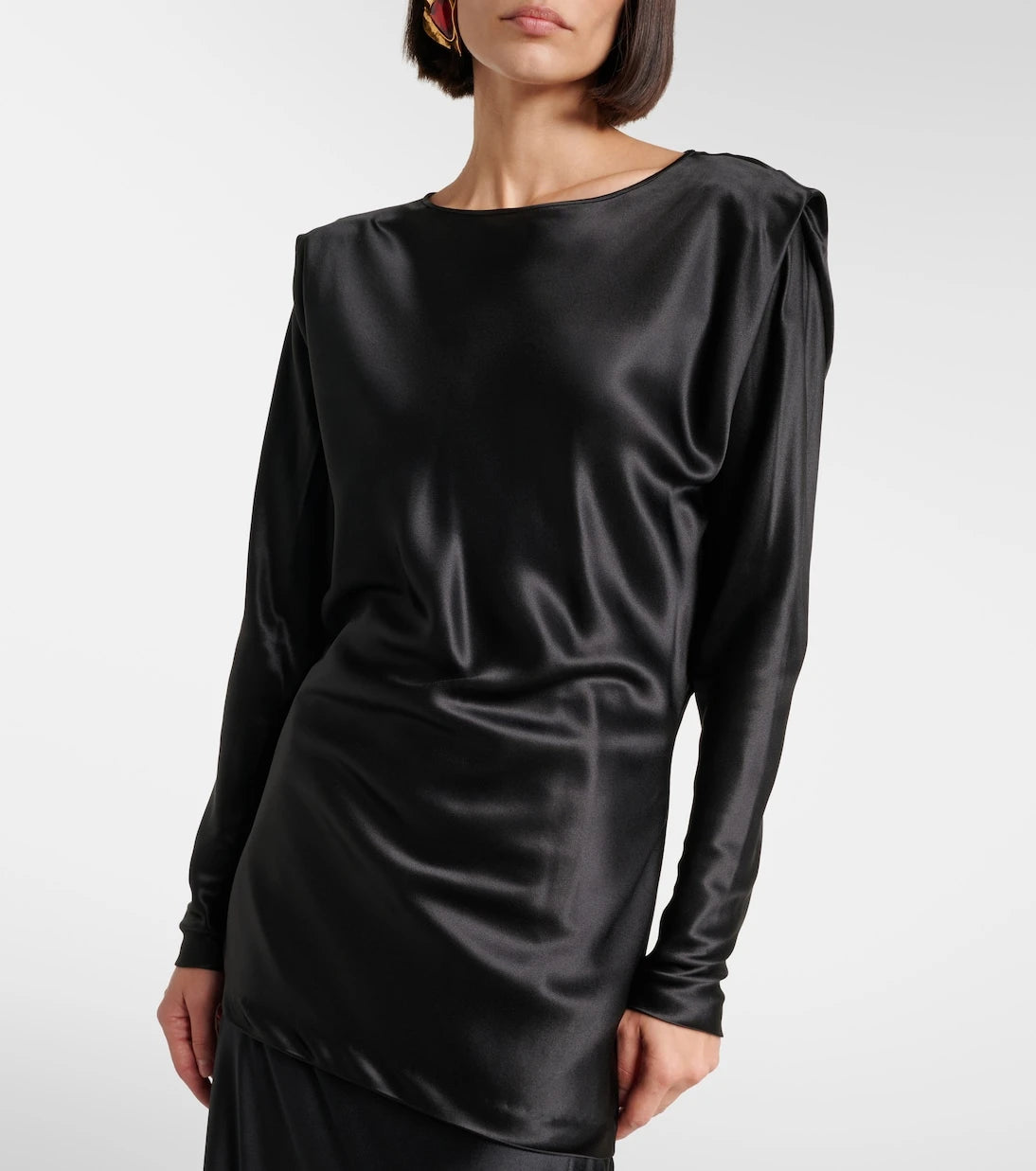 Saint Laurent - Silk satin top