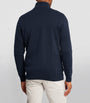 Cotton Half-Zip Sweater NAVY