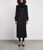 Black Camelwool Collared Coat