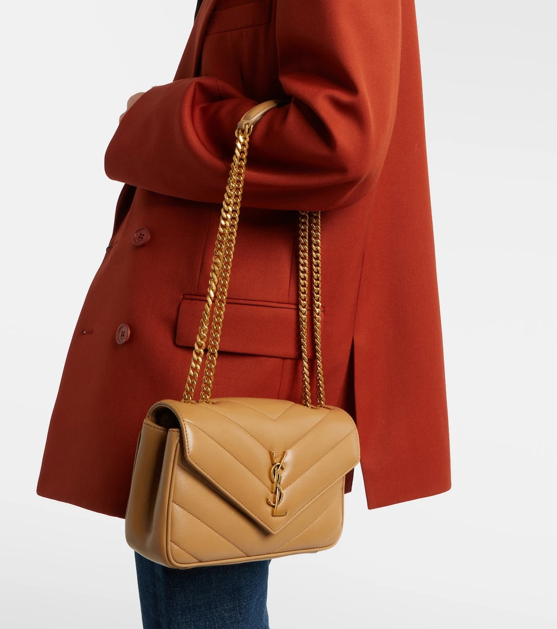 Saint Laurent - Loulou Small leather shoulder bag