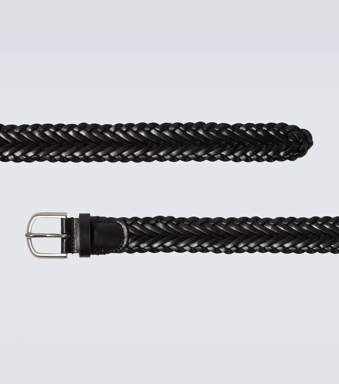 Giorgio Armani - Braided leather belt
