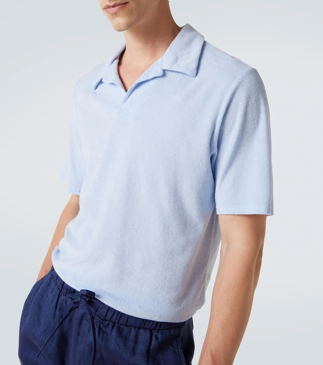 Frescobol Carioca - Faustino cotton-blend terry polo shirt
