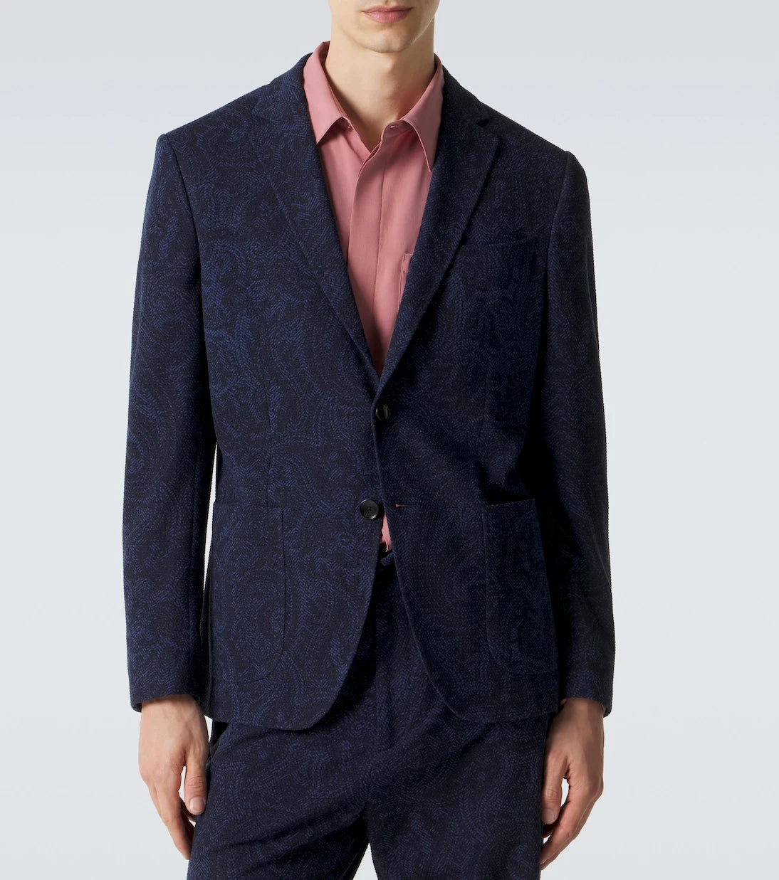 Etro - Printed jersey blazer