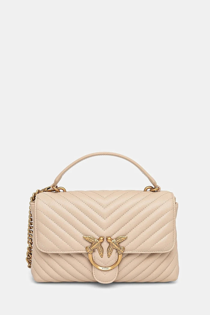 Pinko kadın deri crossbody çanta