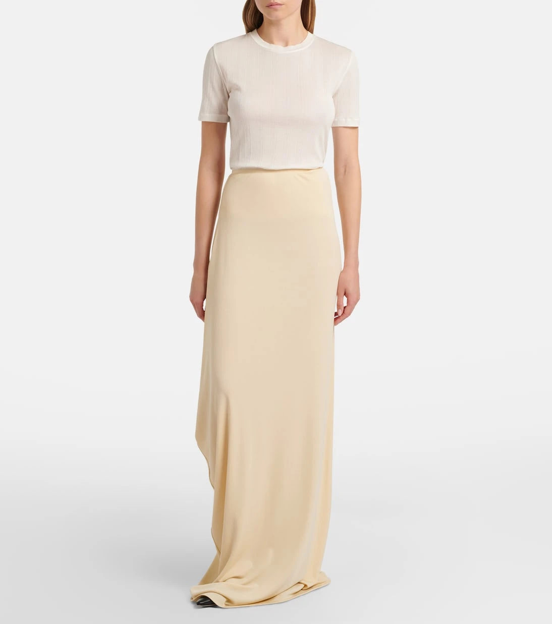The Row - Dione draped maxi skirt