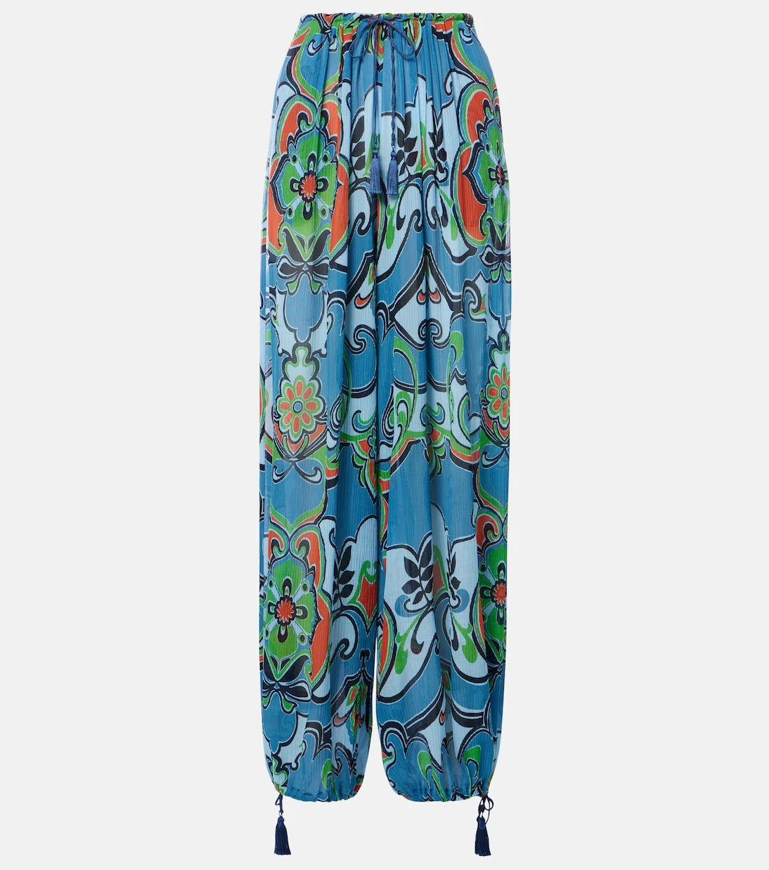Etro - Printed wide-leg pants