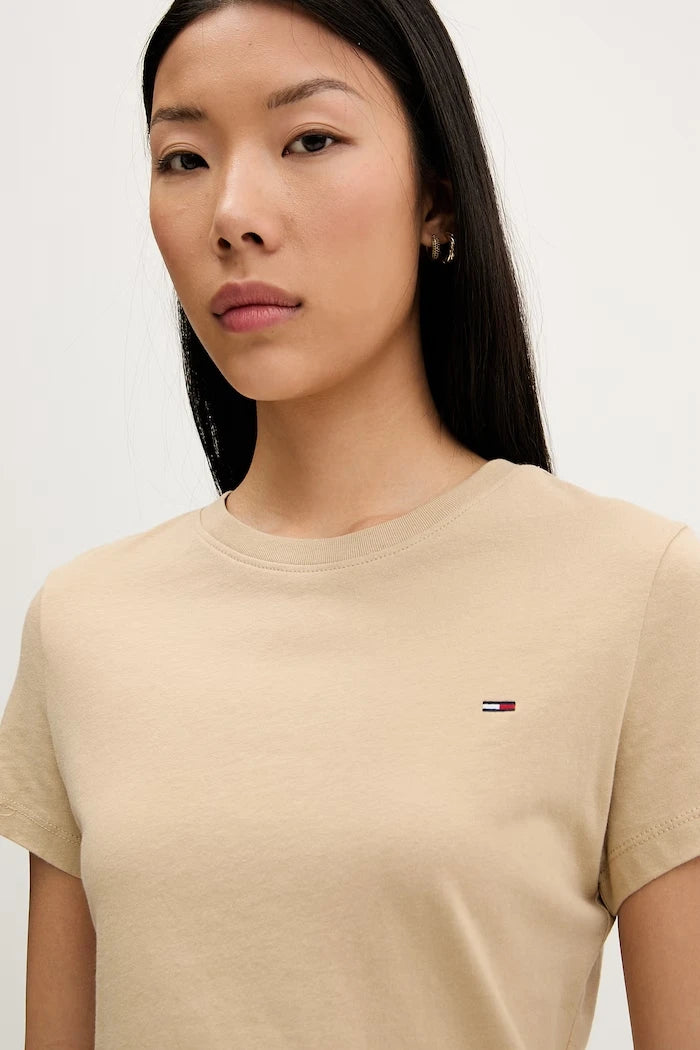Tommy Jeans тениска basic дамска от памук
