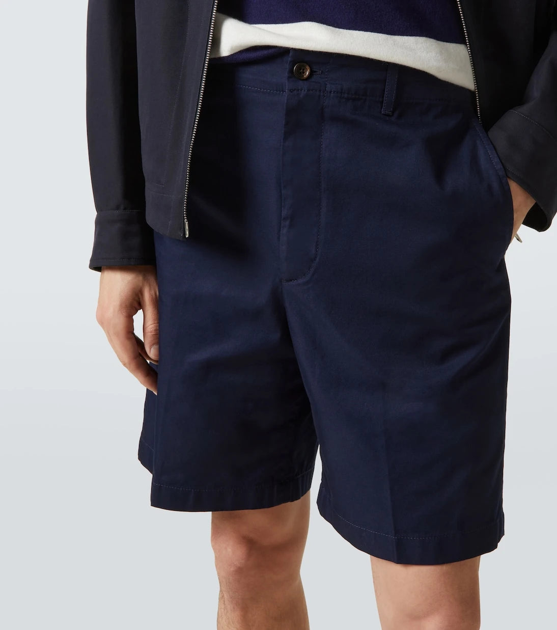 Dunhill - Cotton gabardine shorts