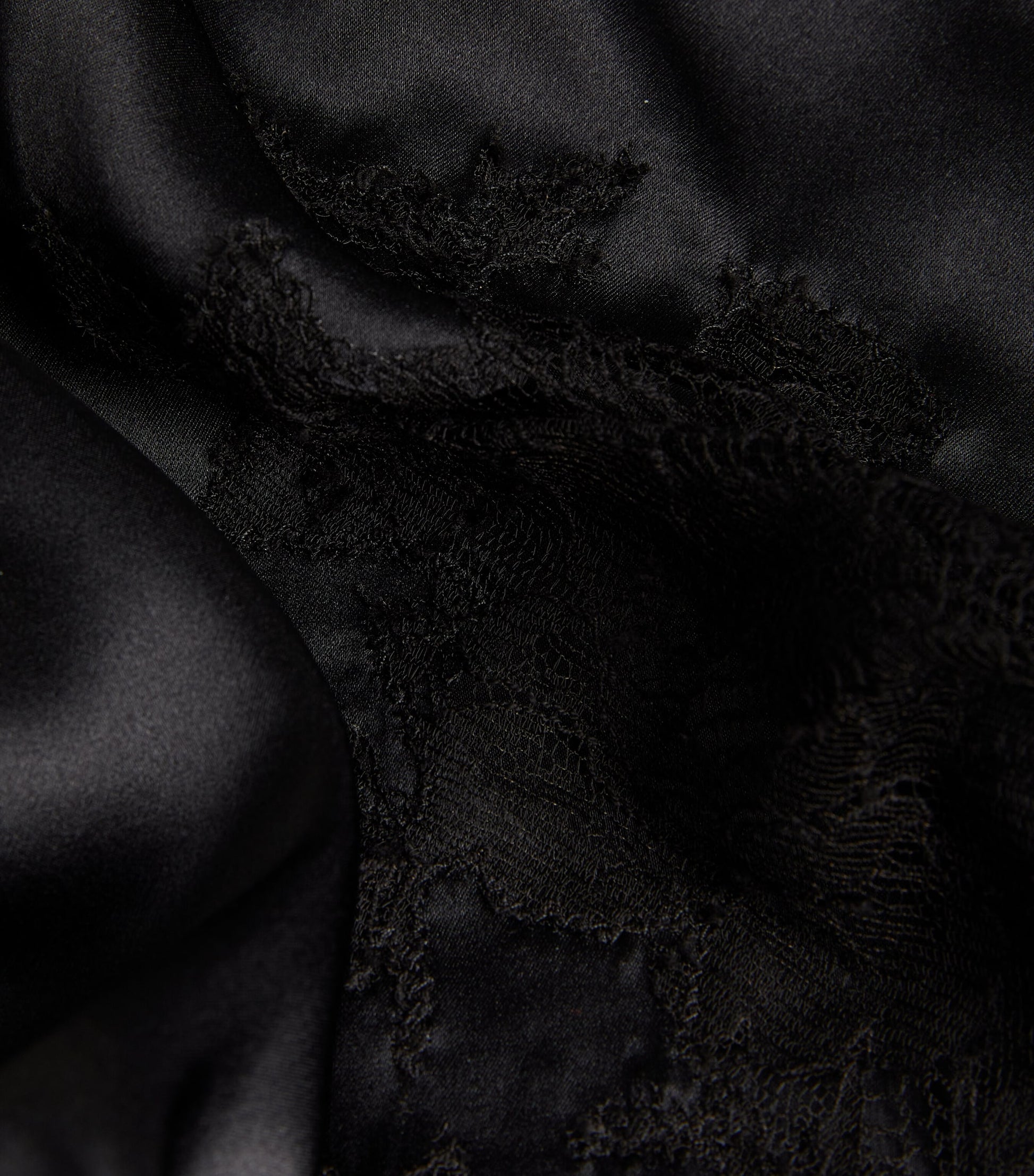 Silk Lace-Trim Baccarat Shorts